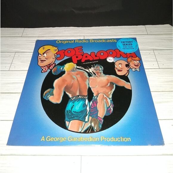 Joe Palooka Original Radio Broadcasts Vintage Vinyl 1974 New - Picture 1 of 9